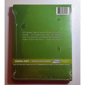 Rick and Morty Season 3 Blu-Ray & Digital Copy iOS & Android Adult Swim SEALED